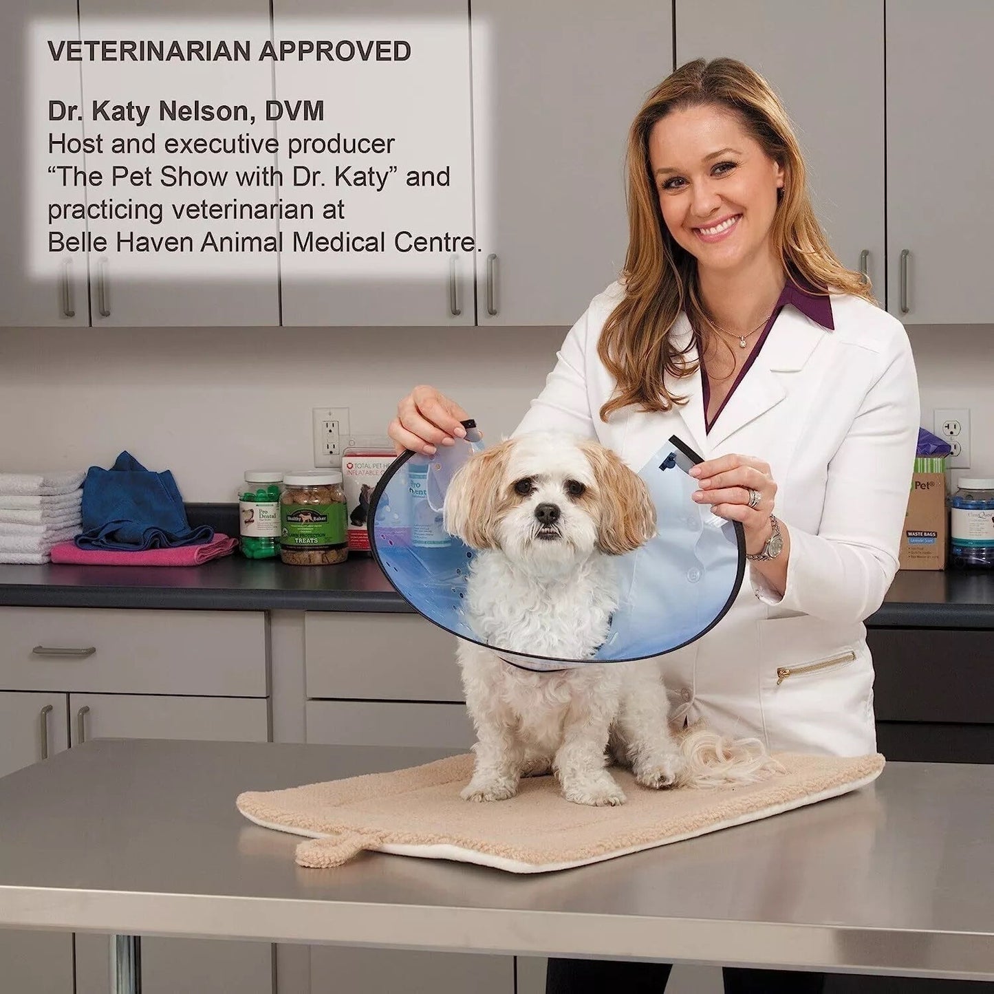 Elizabethan Dog Collar Cone, Medical Wound Heal, Total Pet Health, XS S M L XL