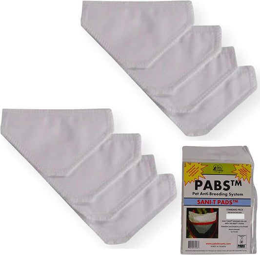 Pet Anti-Breeding System () Sani-T Pad Refill (4 Pack) (8 Sani-T Pads, X-Large)