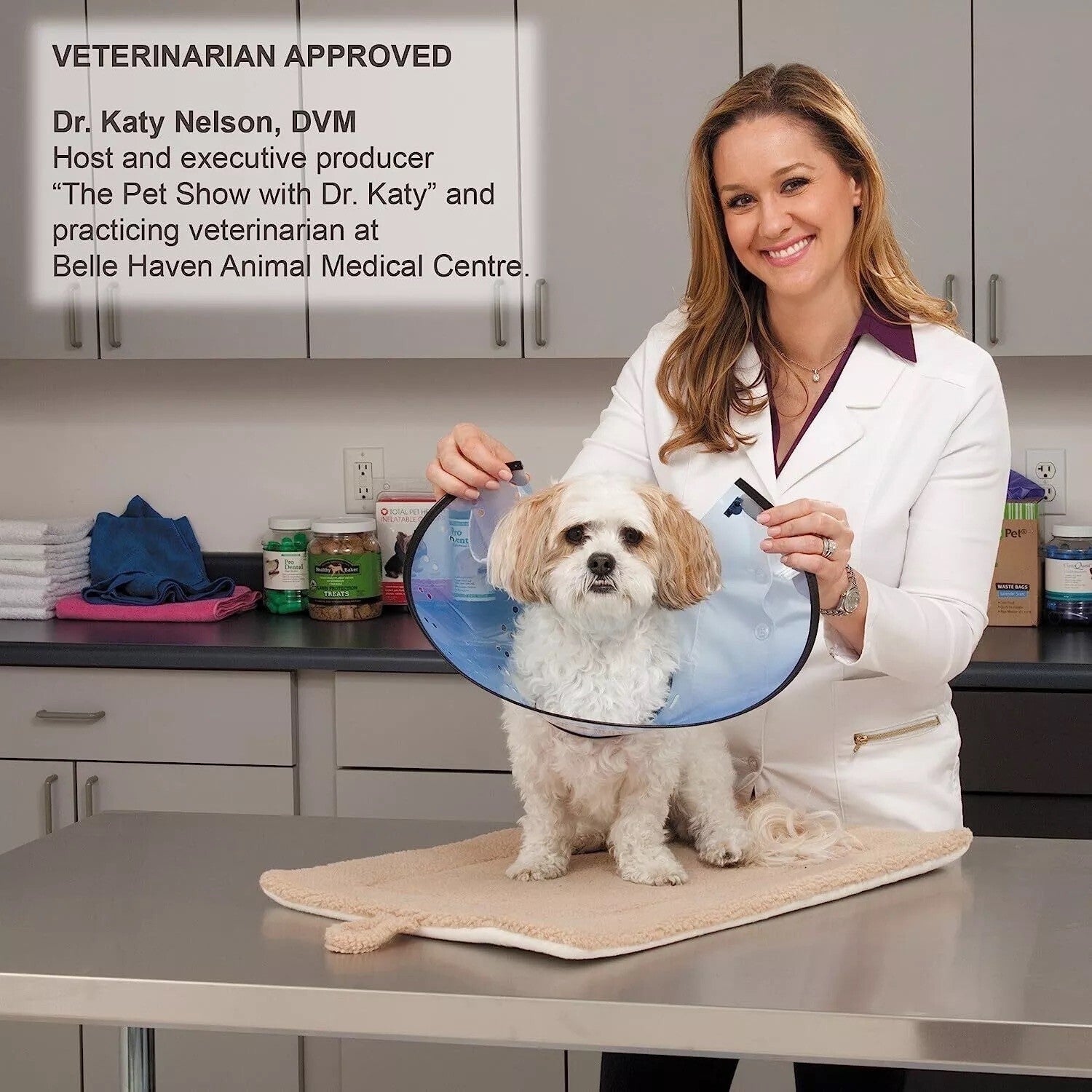 Elizabethan Dog Collar Cone, Medical Wound Heal, Total Pet Health, XS S M L XL